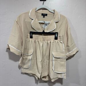 NEW Short Sleeve Pajama Set